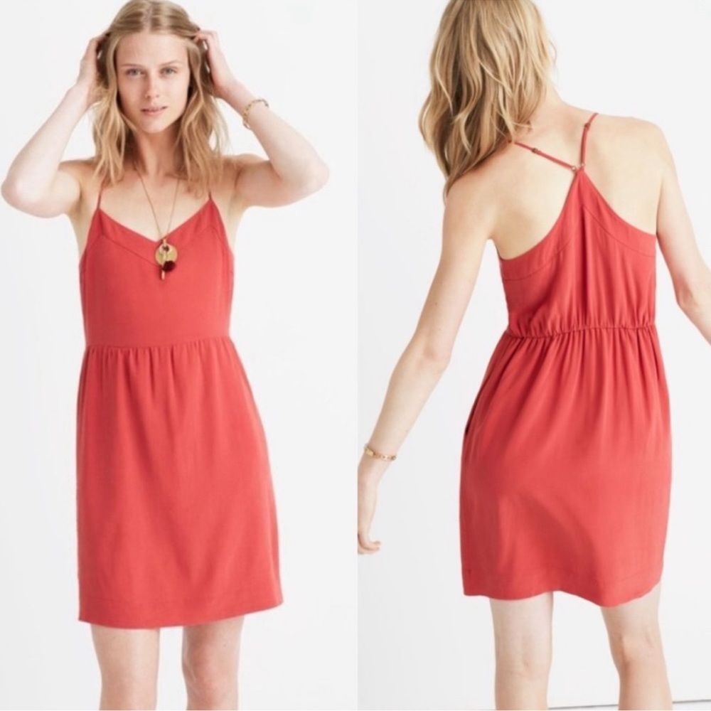 Madewell Silk Natural Fiber Sunlight Cami Tank Dress